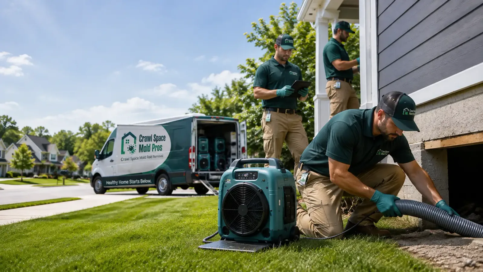 Crawl Space Mold Removal in Indian River, MI